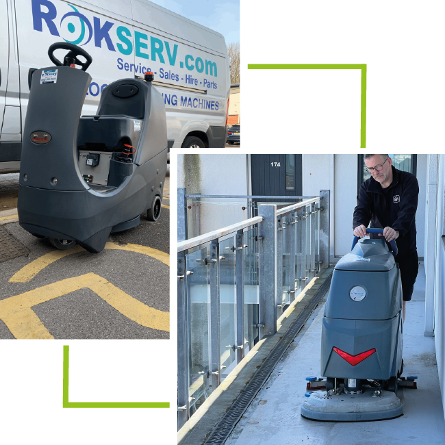 IndustrialFloorCleaner ScrubberDryer Rokserv